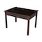 International Concepts Rectangle Table with Lift Up Top For Storage, 24 in W, 33.1 in L, 22.2 in H, Wood, Rich Mocha JT15-2532L - alternate 1